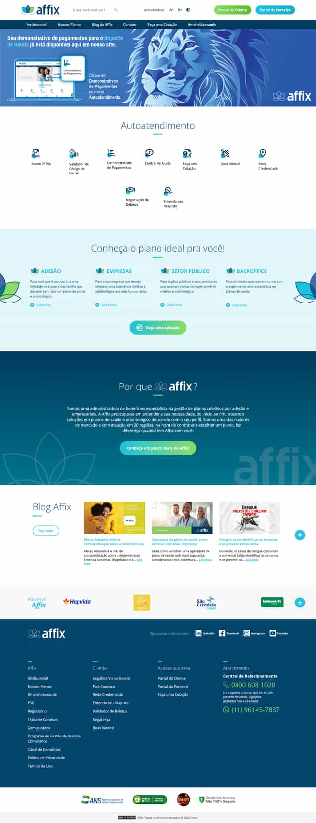 Affix — Homepage